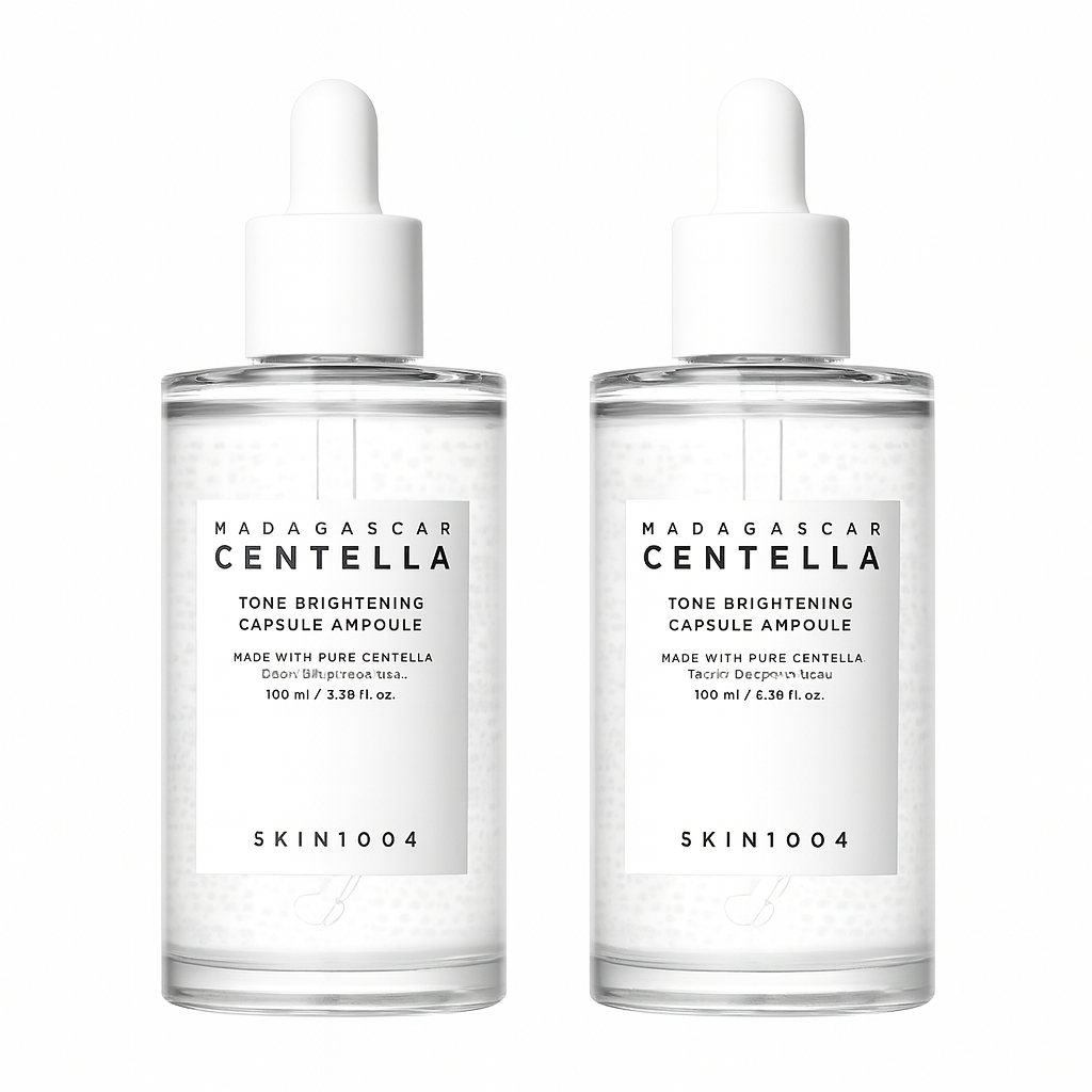 Brightening ampoule with Centella, niacinamide, and adenosine that fades dark spots and boosts radiance for luminous, even-toned skin.
