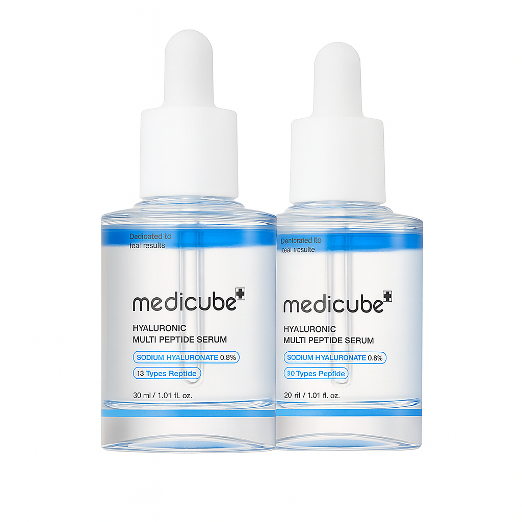 Hydrating peptide serum with multi-layer hyaluronic acid that firms, plumps, and smooths skin for long-lasting moisture and youthful elasticity.