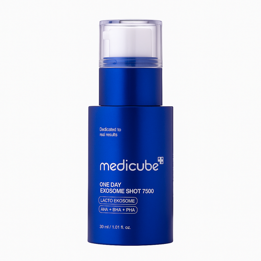 Concentrated exosome ampoule that regenerates skin, improves firmness, and restores radiance with professional-level results in just one application.