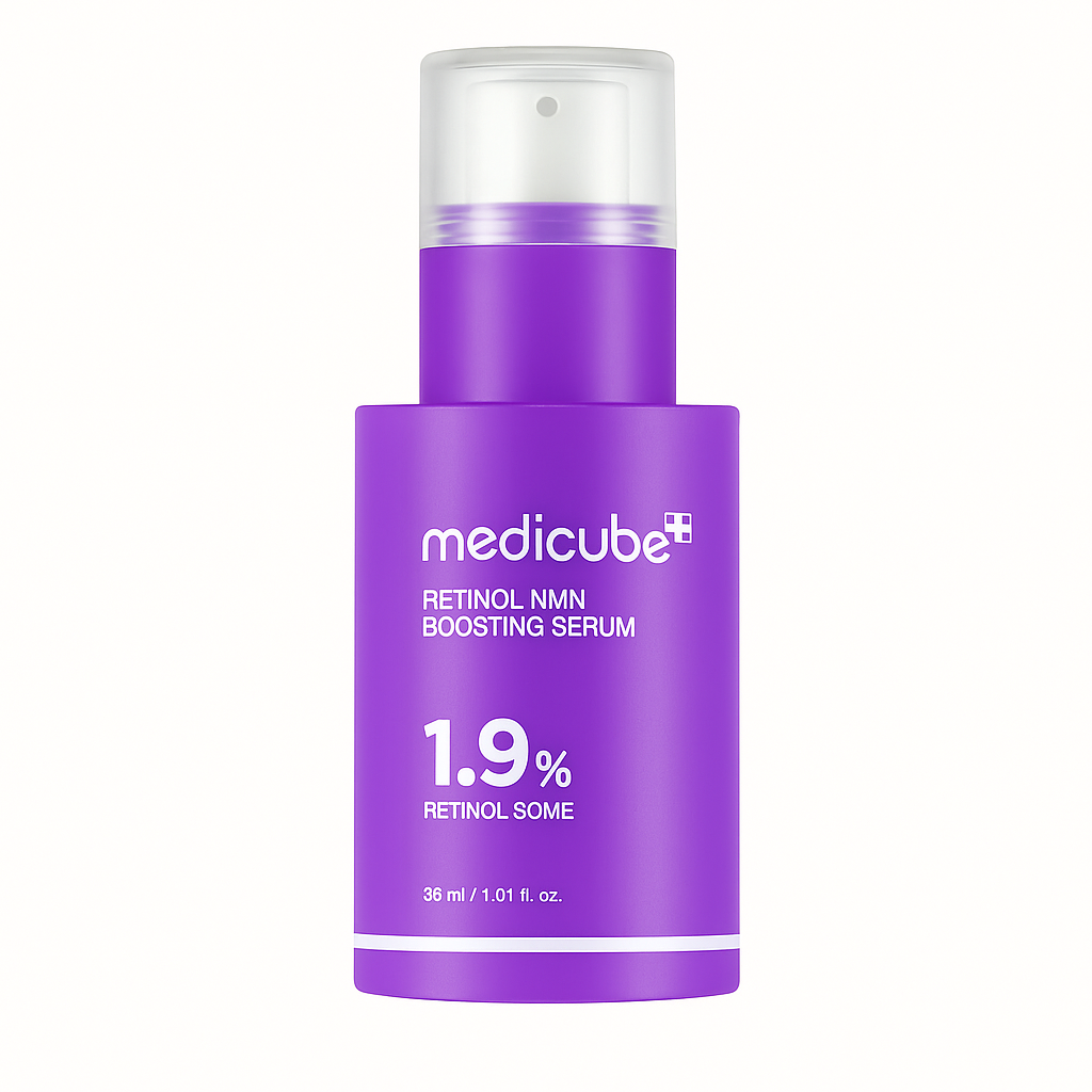 Anti-aging retinol serum with NMN technology that smooths wrinkles, boosts elasticity, and renews skin with fast absorption and gentle hydration.