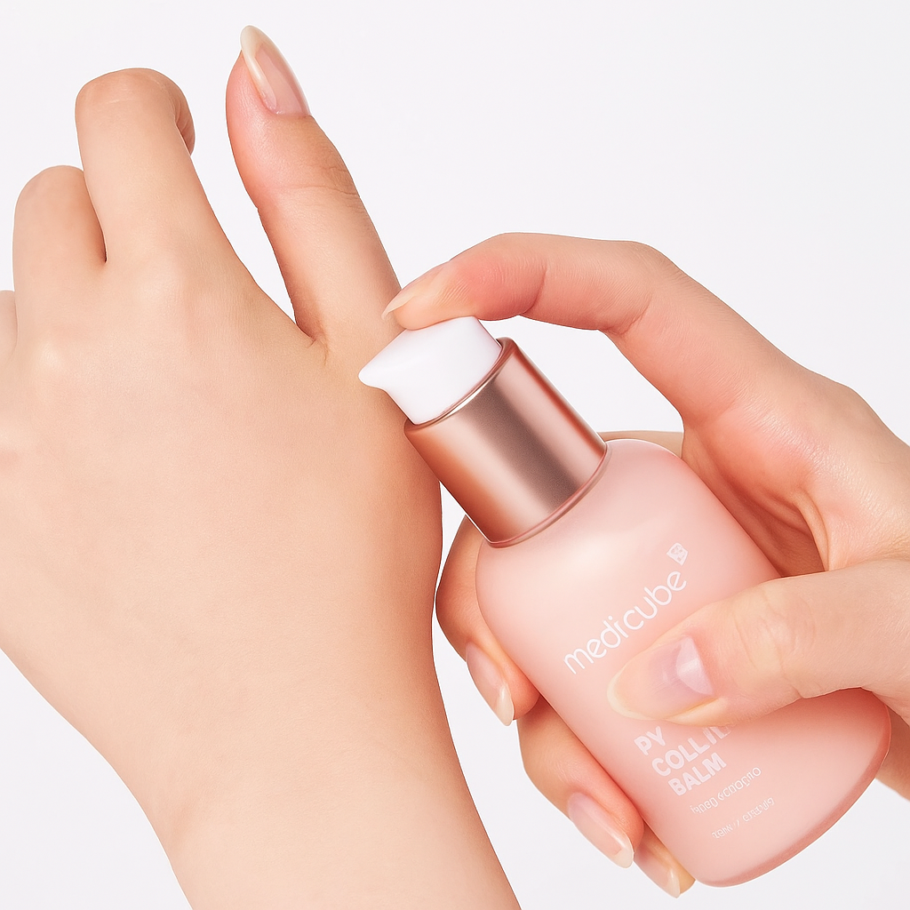 Firming serum with triple collagen and peptides that deeply hydrates, improves elasticity, and restores youthful glow for smoother, radiant skin.