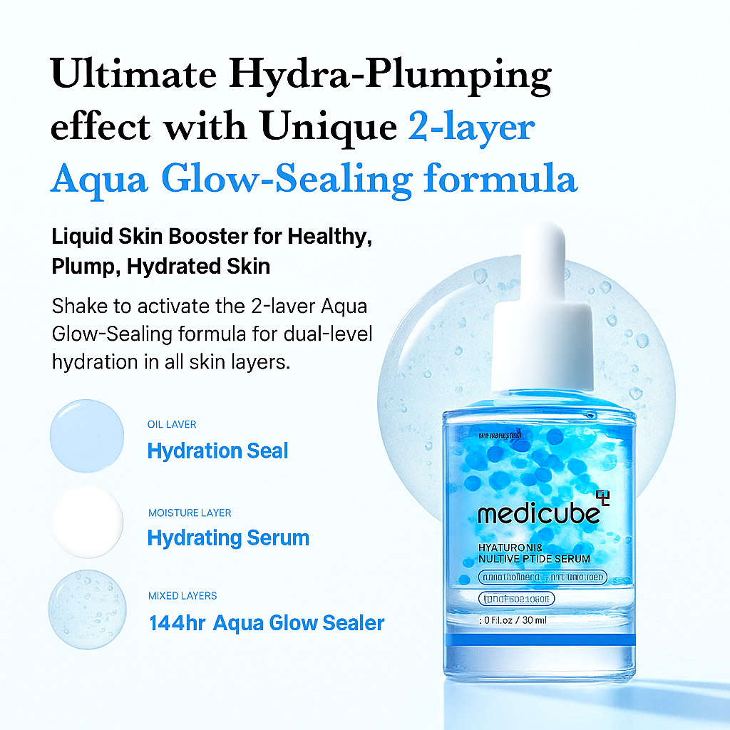 Hydrating peptide serum with multi-layer hyaluronic acid that firms, plumps, and smooths skin for long-lasting moisture and youthful elasticity.