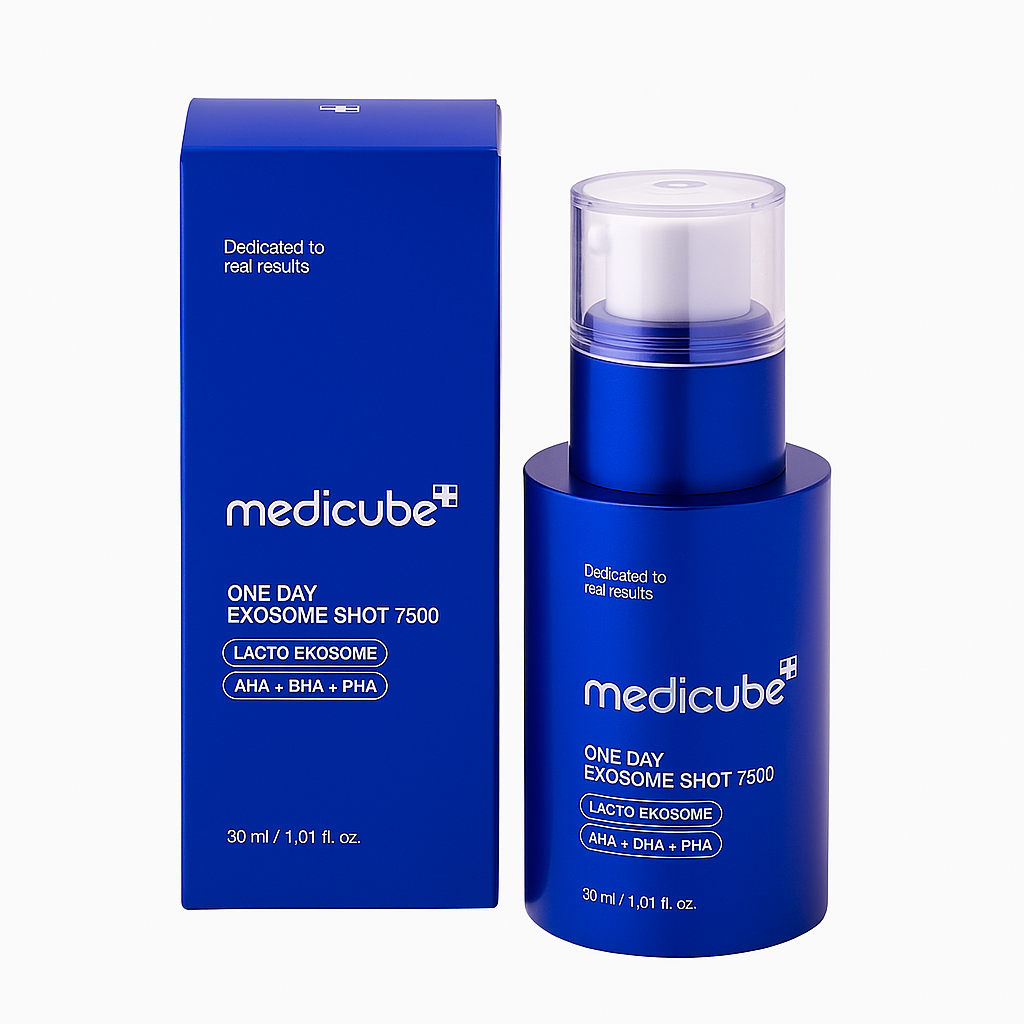 Concentrated exosome ampoule that regenerates skin, improves firmness, and restores radiance with professional-level results in just one application.