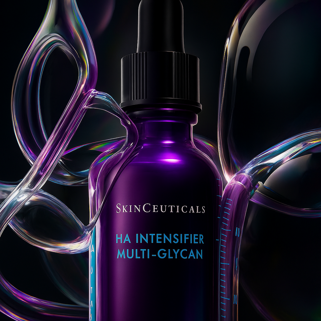 Hydrating and firming serum with hyaluronic acid, Proxylane, and botanical extracts that plumps, smooths, and restores skin elasticity.
