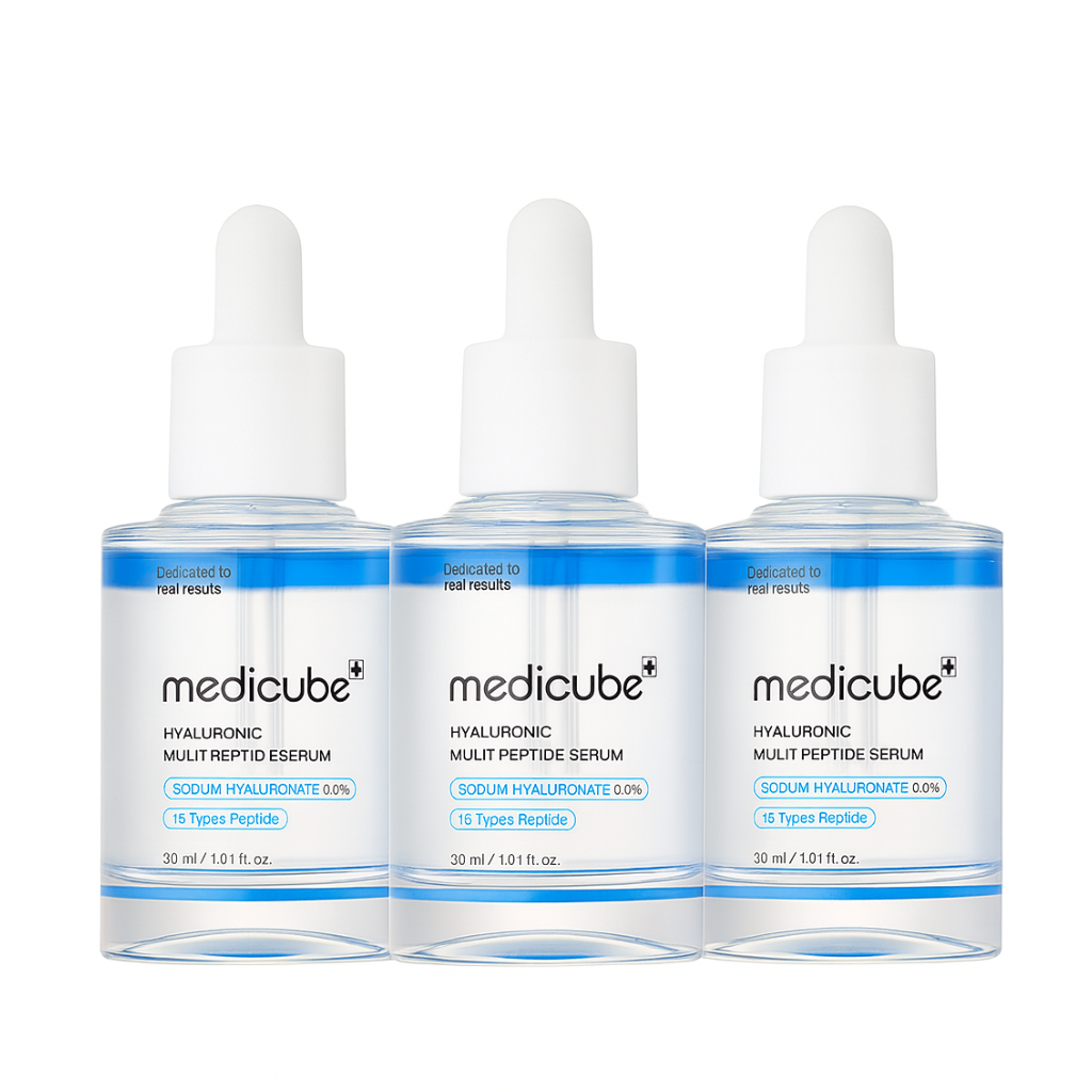 Hydrating peptide serum with multi-layer hyaluronic acid that firms, plumps, and smooths skin for long-lasting moisture and youthful elasticity.