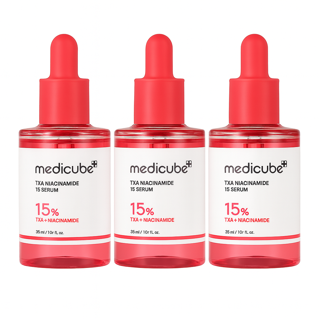 Brightening serum with 15% TXA and niacinamide that fades dark spots, evens tone, and restores skin clarity for a luminous, healthy complexion.