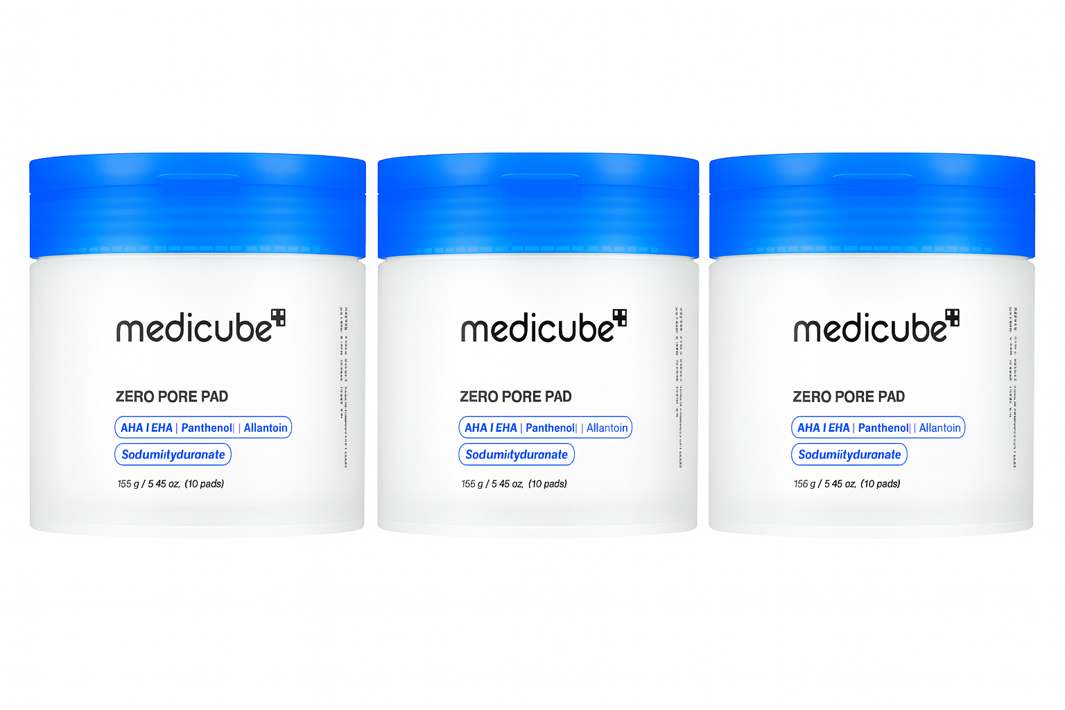 Toner pads with AHA, BHA, and PHA that exfoliate, refine pores, and balance oil for smooth, clear, and hydrated skin.