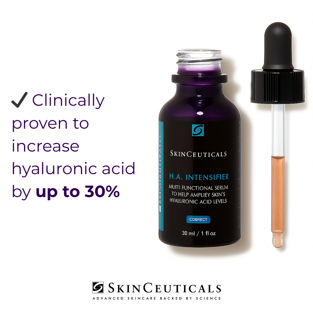 Hydrating and firming serum with hyaluronic acid, Proxylane, and botanical extracts that plumps, smooths, and restores skin elasticity.