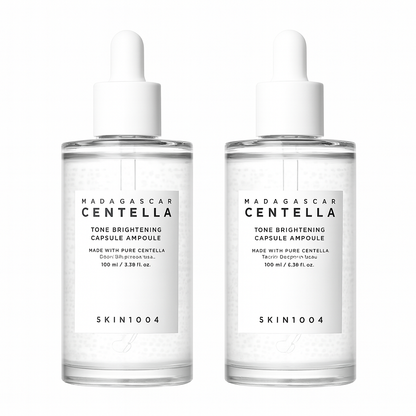 Brightening ampoule with Centella, niacinamide, and adenosine that fades dark spots and boosts radiance for luminous, even-toned skin.