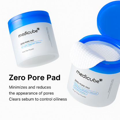 Toner pads with AHA, BHA, and PHA that exfoliate, refine pores, and balance oil for smooth, clear, and hydrated skin.