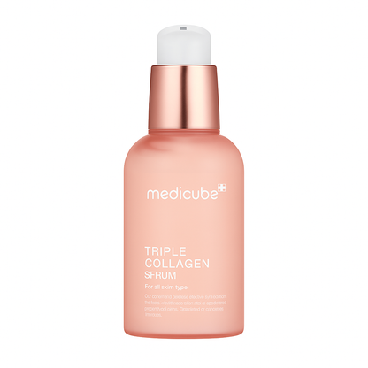 Firming serum with triple collagen and peptides that deeply hydrates, improves elasticity, and restores youthful glow for smoother, radiant skin.