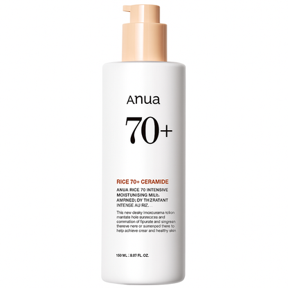 Hydrating emulsion with 70% rice extract and ceramides that nourishes, brightens, and strengthens skin while providing deep, non-greasy moisture.