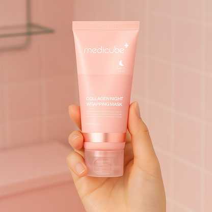 Overnight collagen mask that hydrates, firms, and smooths the skin while you sleep, restoring elasticity and radiance for a refreshed morning glow.