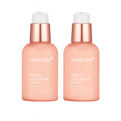 Firming serum with triple collagen and peptides that deeply hydrates, improves elasticity, and restores youthful glow for smoother, radiant skin.